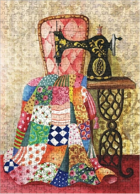 MyPuzzle Quilt - Gabila - Lovely Times - Premium 500 Piece Jigsaw Puzzle for Adults