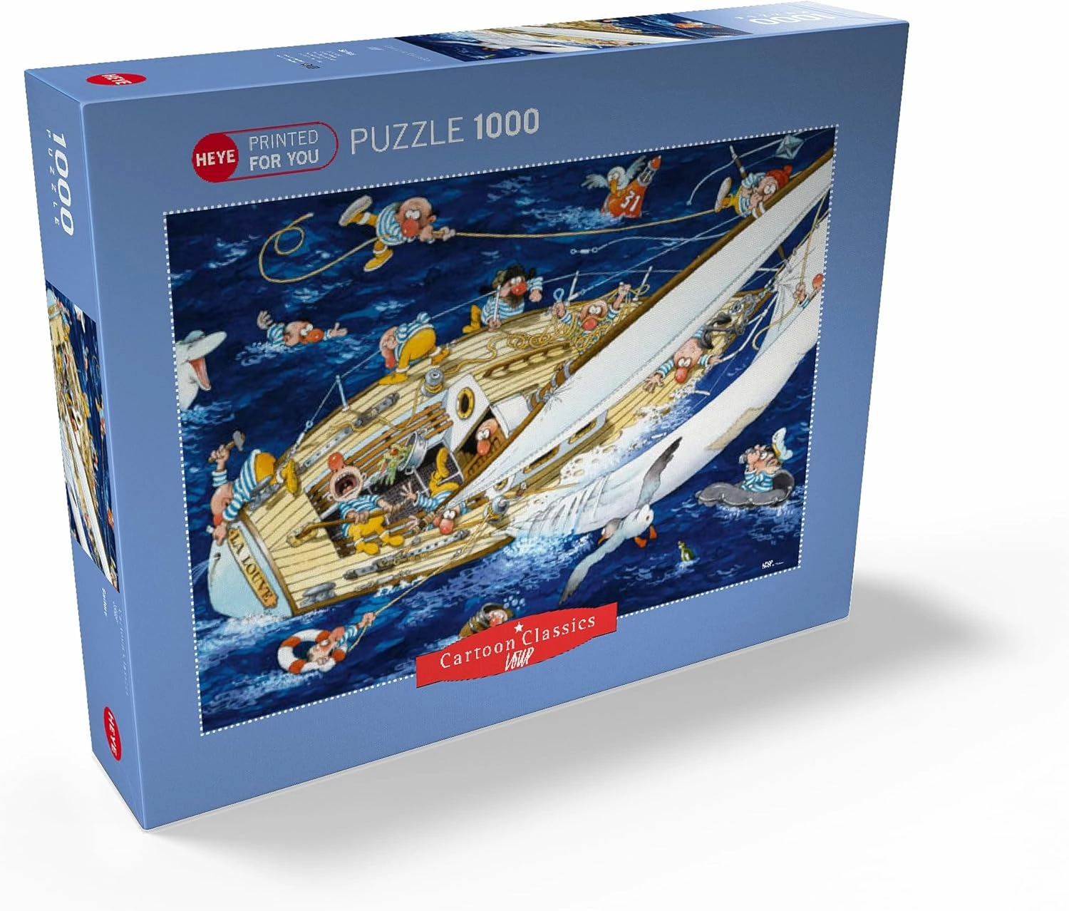 MyPuzzle Sailors - Jean-Jacques Loup - Cartoon Classics - Premium 1000 Piece Jigsaw Puzzle for Adults
