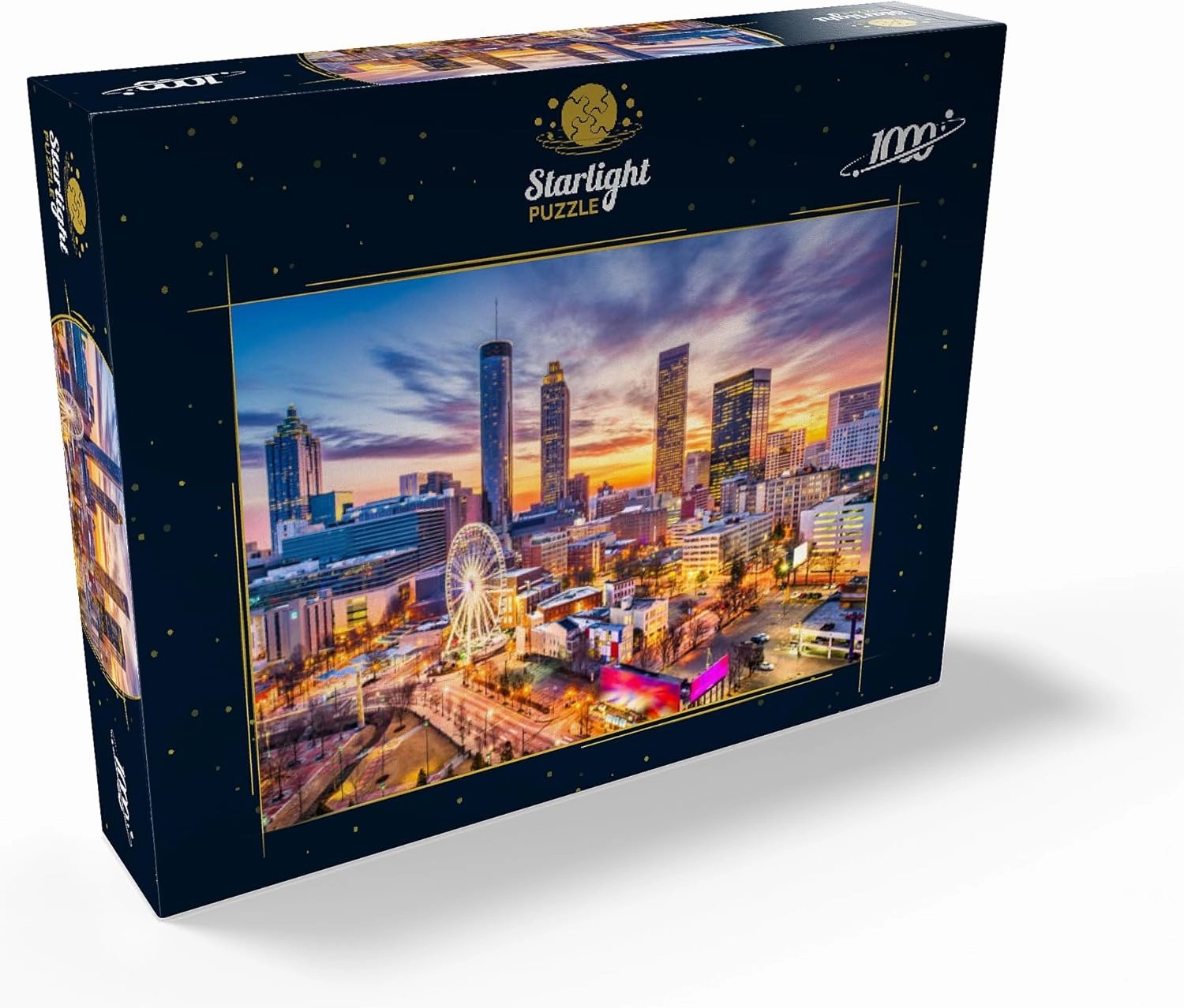 MyPuzzle Skyline of Downtown Atlanta, Georgia - Premium 1000 Piece Jigsaw Puzzle for Adults