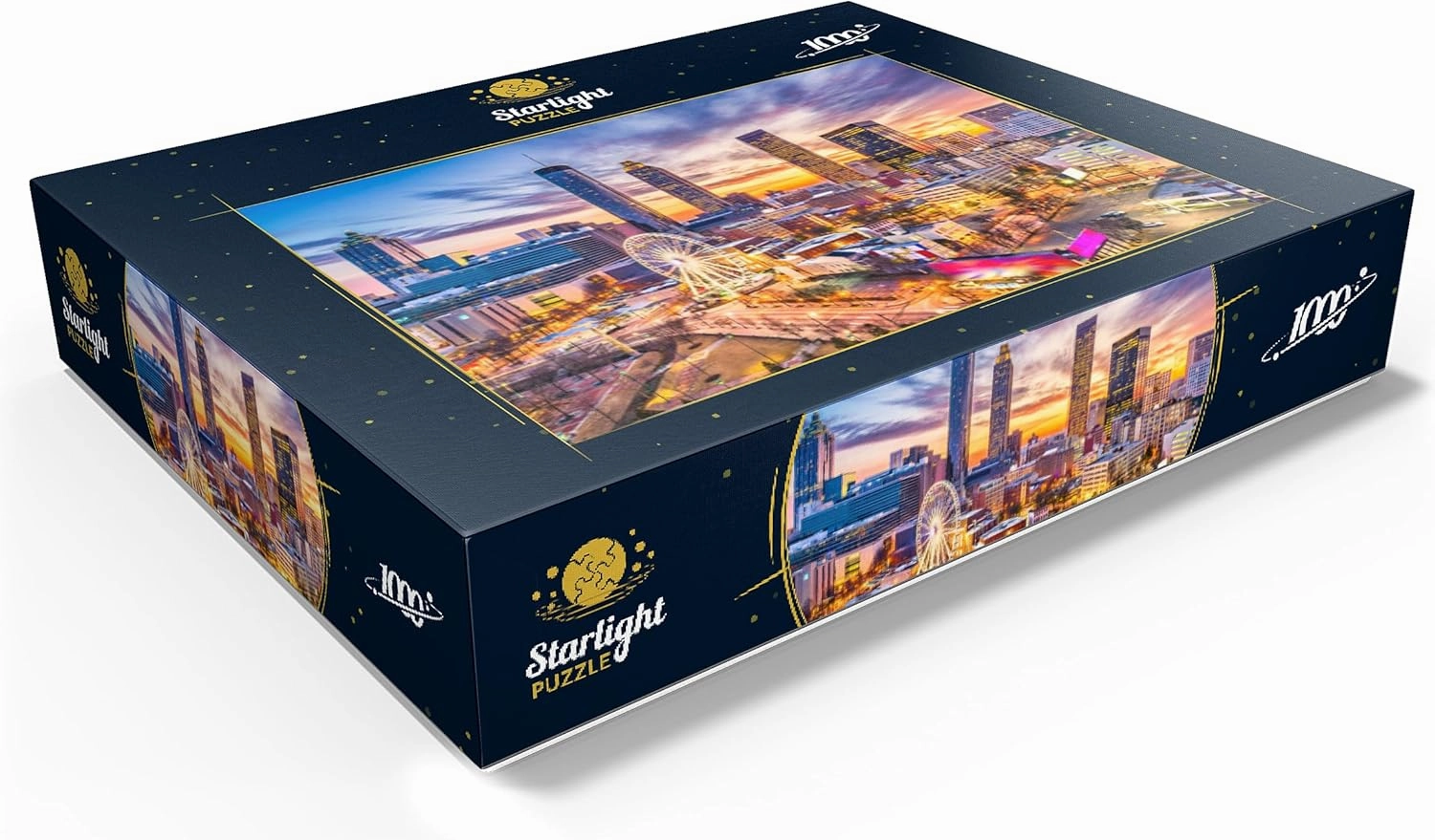 MyPuzzle Skyline of Downtown Atlanta, Georgia - Premium 1000 Piece Jigsaw Puzzle for Adults