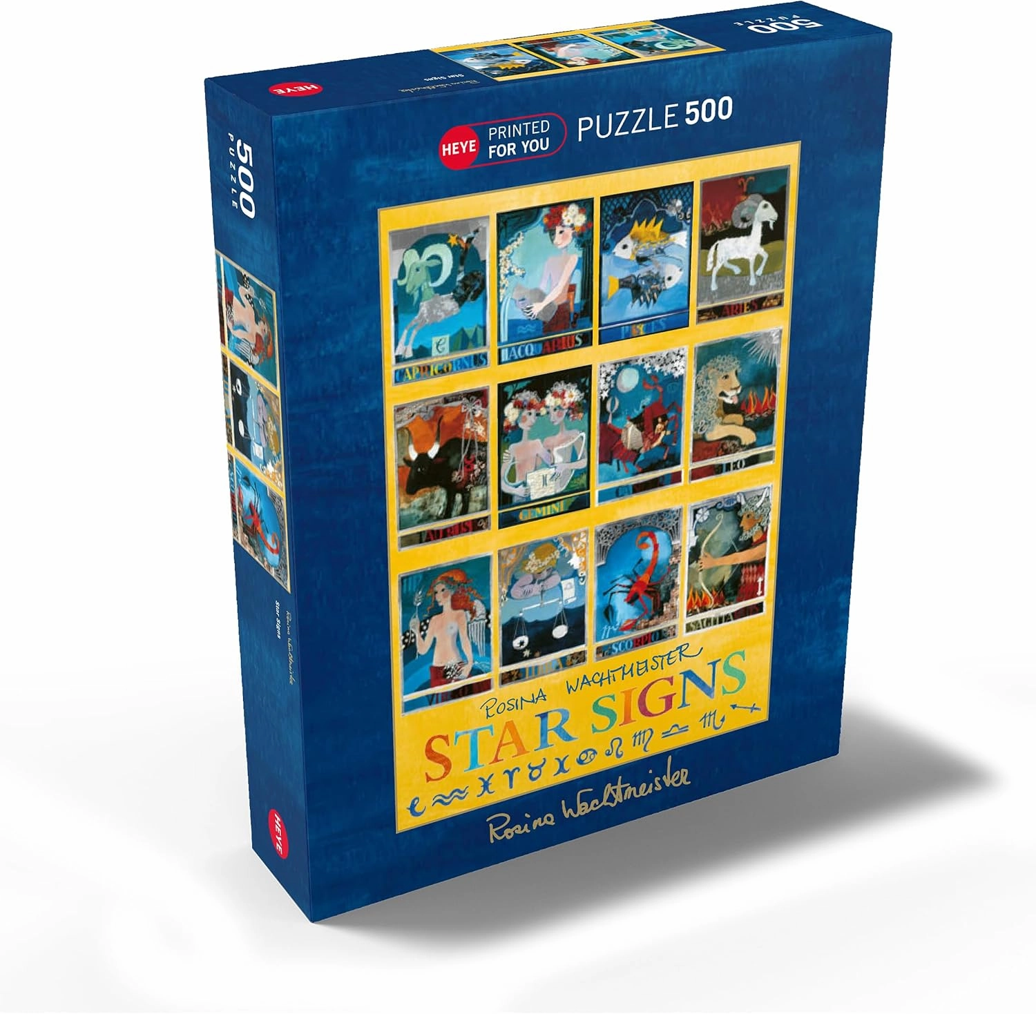MyPuzzle Star Signs - Rosina Wachtmeister - Premium 500 Piece Jigsaw Puzzle for Adults