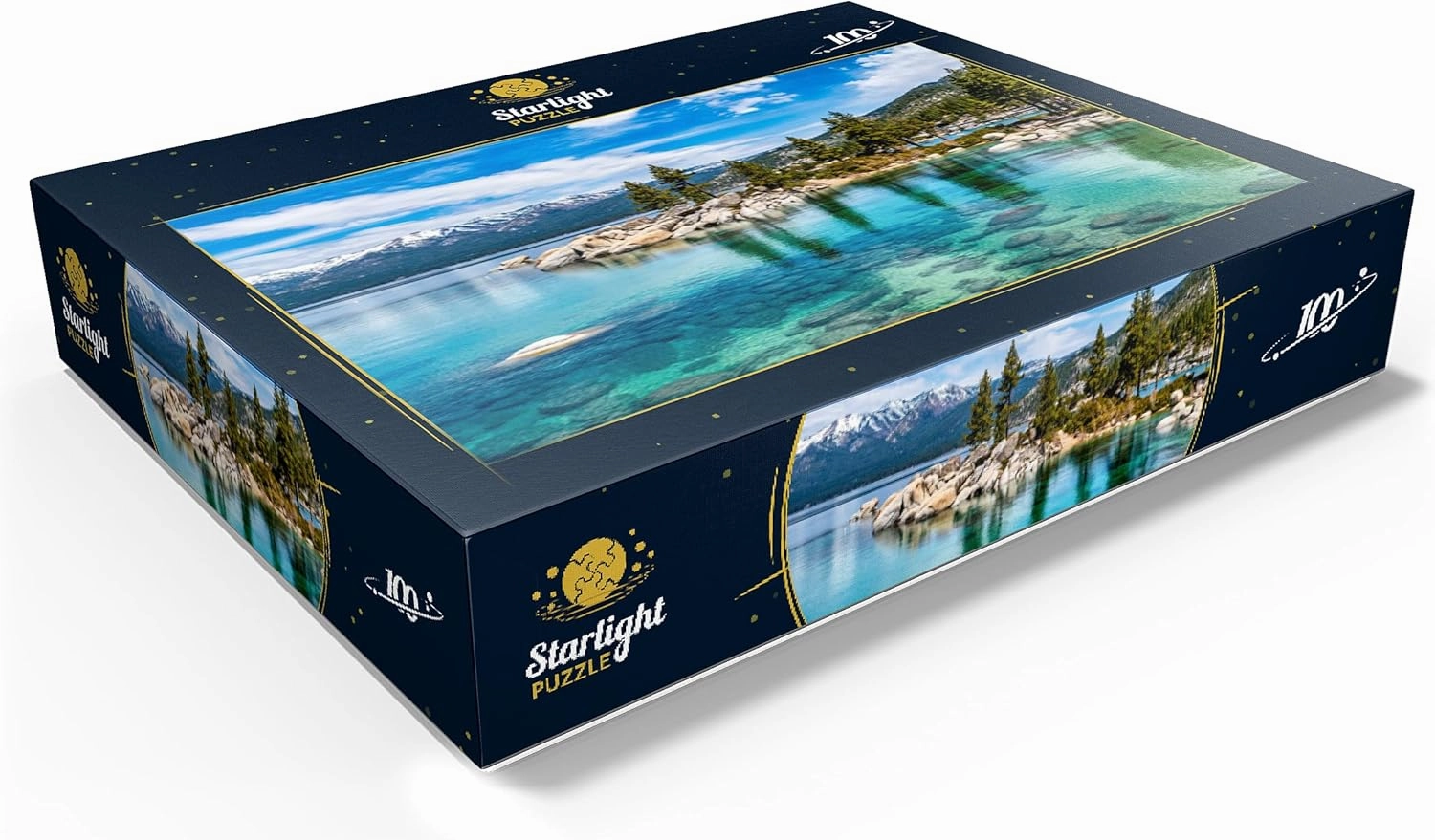 MyPuzzle The Beautiful Crystal Clear Waters of Lake Tahoe - Premium 100 Piece Jigsaw Puzzle for Adults