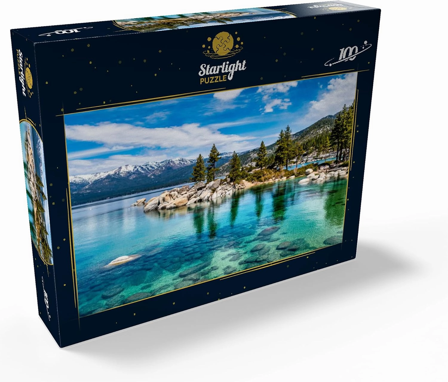 MyPuzzle The Beautiful Crystal Clear Waters of Lake Tahoe - Premium 100 Piece Jigsaw Puzzle for Adults
