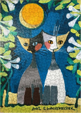 MyPuzzle Wachtmeister White Flowers - Rosina Wachtmeister - Premium 500 Piece Jigsaw Puzzle for Adults