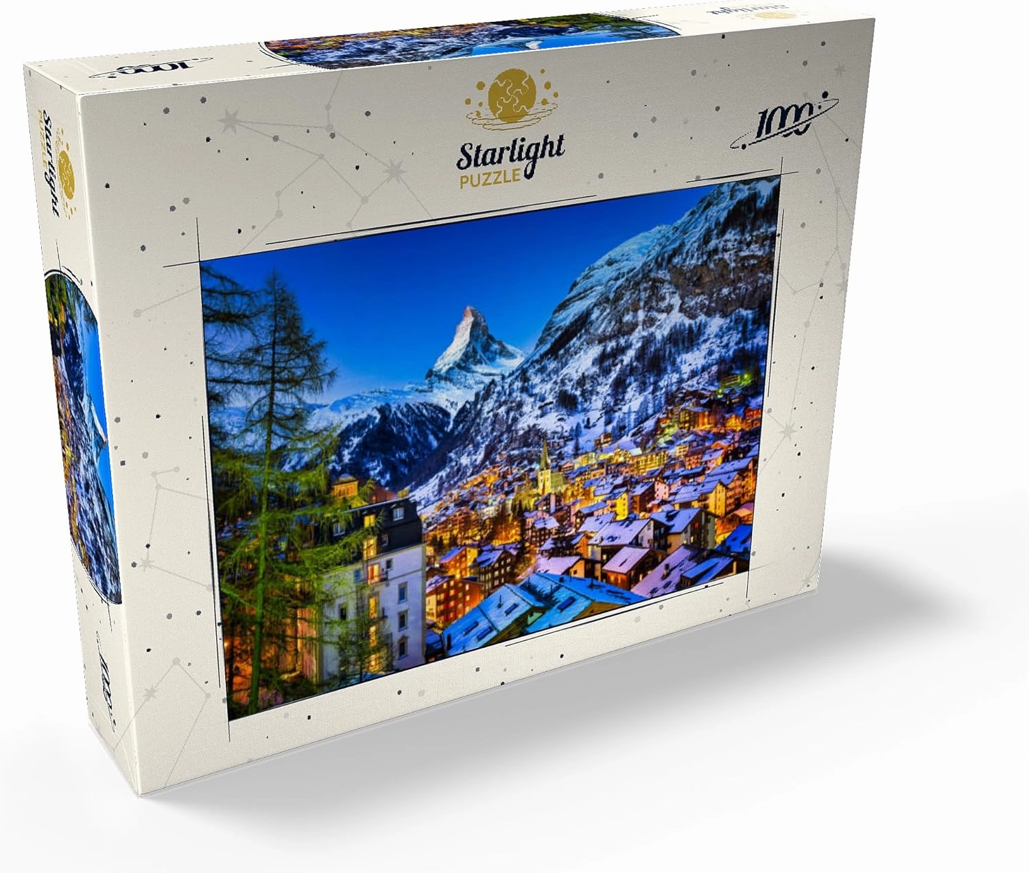 MyPuzzle Zermatt and The Matterhorn Switzerland - Premium 1000 Piece Jigsaw Puzzle for Adults