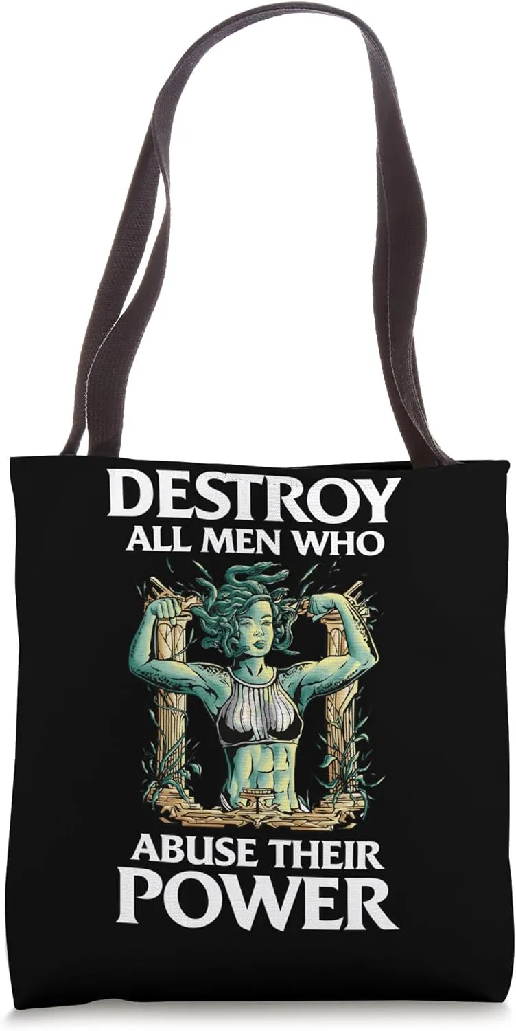Mythical Creature Medusa Greek Mythology Gorgons Tote Bag
