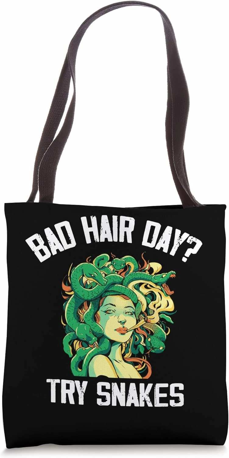 Mythical Creature Medusa Greek Mythology Gorgons Tote Bag