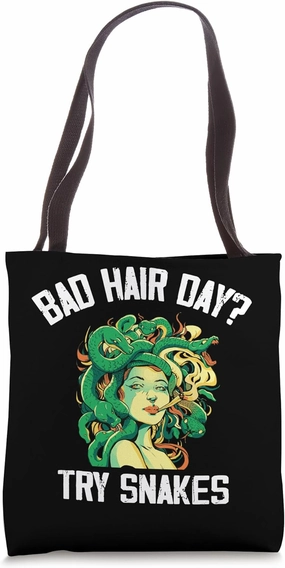 Mythical Creature Medusa Greek Mythology Gorgons Tote Bag