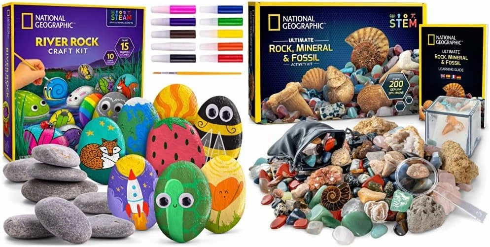 NATIONAL GEOGRAPHIC Rock Painting and Rock Collection Kit