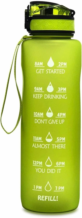 NC The Best Sports Bottle, Large Capacity, One-Button Opening, Flip-top Leak-Proof Lid, Healthy and Environmentally Friendly Tritan Material, BPA-Free (with Filter Layer)