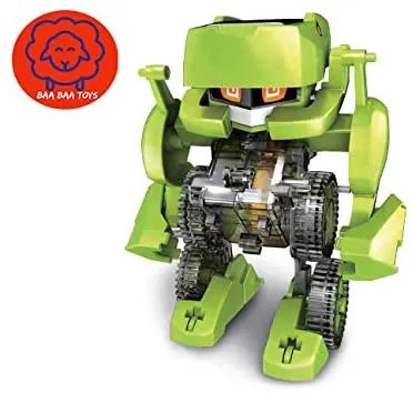 New STEM Build and Learn Toy Solar Robotic Kit, 4 in 1 Solar Power Building Kit for ages 8 