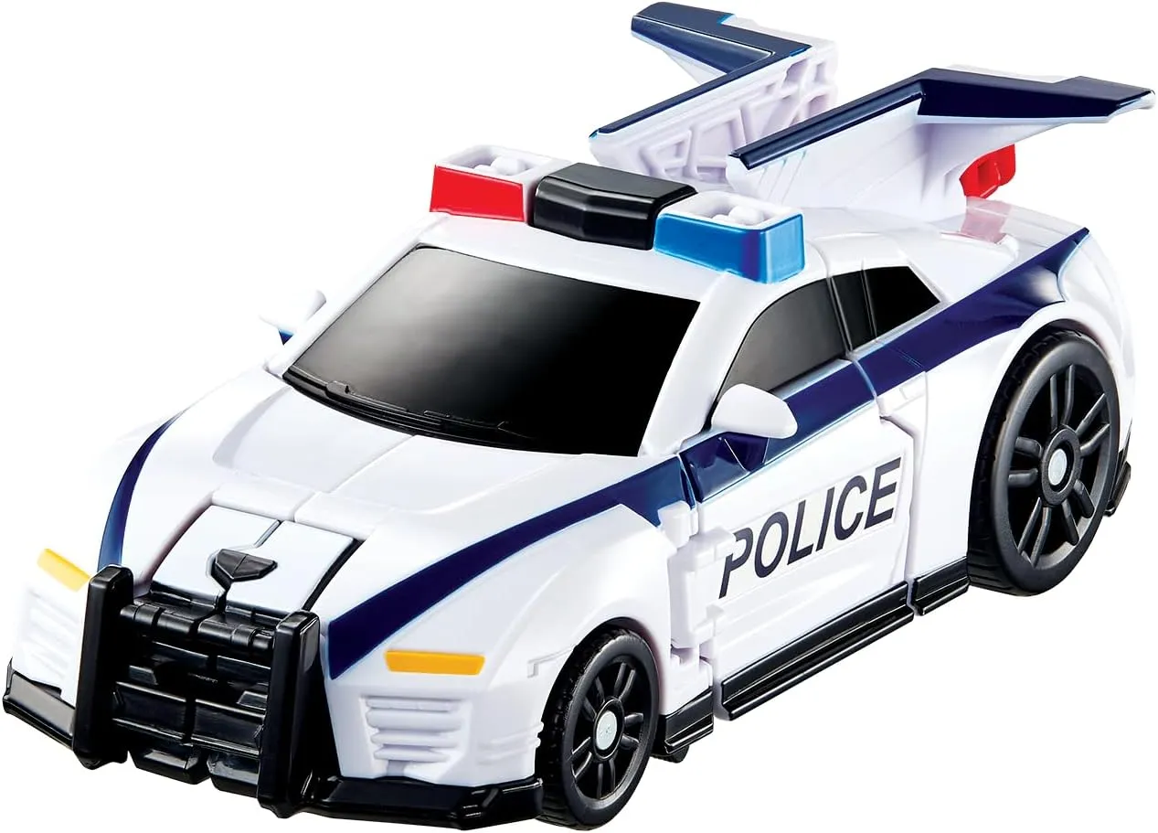 New TOBOT, TOBOT P, Youngtoys Transforming Collectible Vehicle to Robot, Heroes Animation Character Toys for Kids 3 and up Transform Toys Cars, Large Size 6-inch