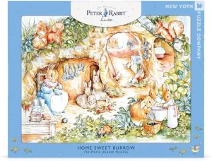 New York Puzzle Company - Beatrix Potter Home Sweet Burrow - 750 Piece Jigsaw Puzzle for Adults by Beatrix Potter