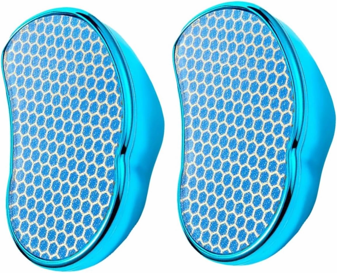 NOLITOY 2 Pcs Foot Smooth Pedicure Wand Electric Manicure and Pedicure Kit Foot File Foot Scrubber Pedicure Foot Scrapper Manicure Kit Foot Care Tools Foot Scraper Nano Glass Blue