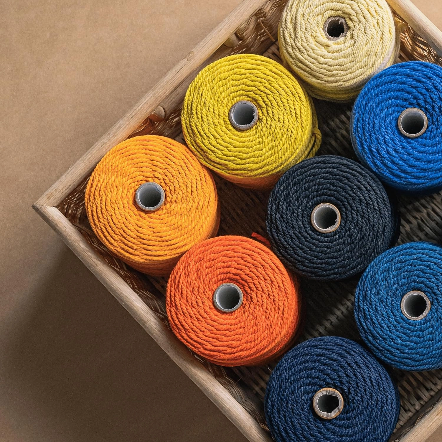 Nook Theory Macrame Cord - 3mm 220 Yards Cotton Rope, 4mm 5mm Yarn, String for Crafts, Perfect for Macrame Wall Hanging and Boho Decorations (Emerald)