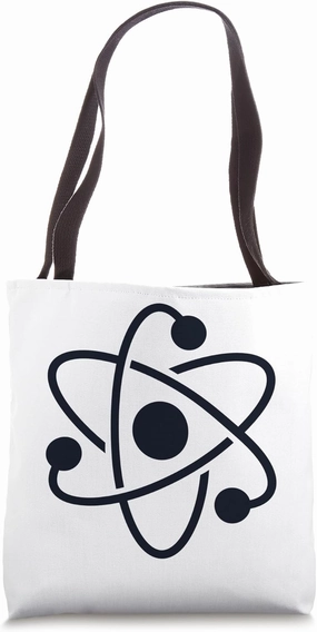 Nuclear Power Logo Emblem Uranium Energy Nuclear Engineer Tote Bag