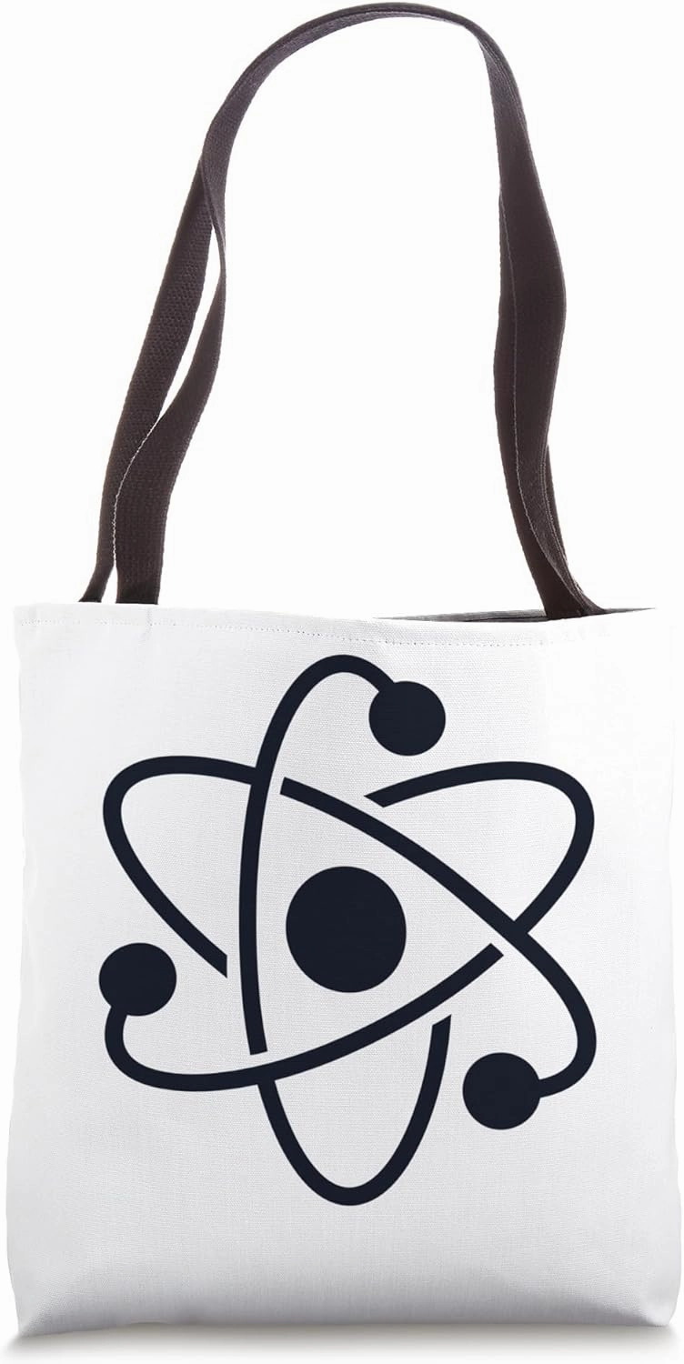 Nuclear Power Logo Emblem Uranium Energy Nuclear Engineer Tote Bag