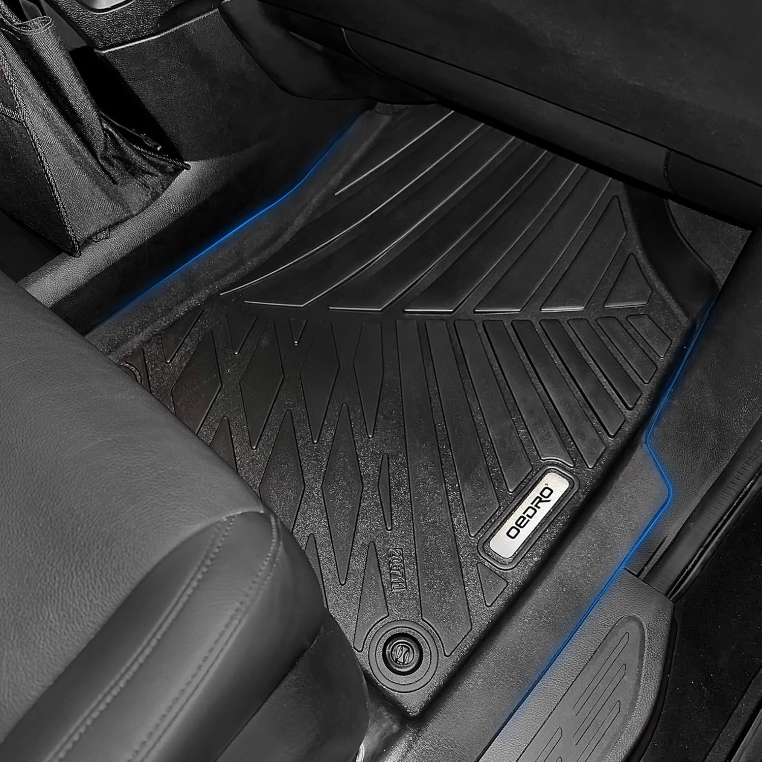 OEDRO Upgraded Floor Mats Fit for 2018-2024 2025 Honda Odyssey, All Weather Car Mats TPE Floor Liner for Odyssey Accessories,1st 2nd & 3rd Rows and Cargo Liner, Black