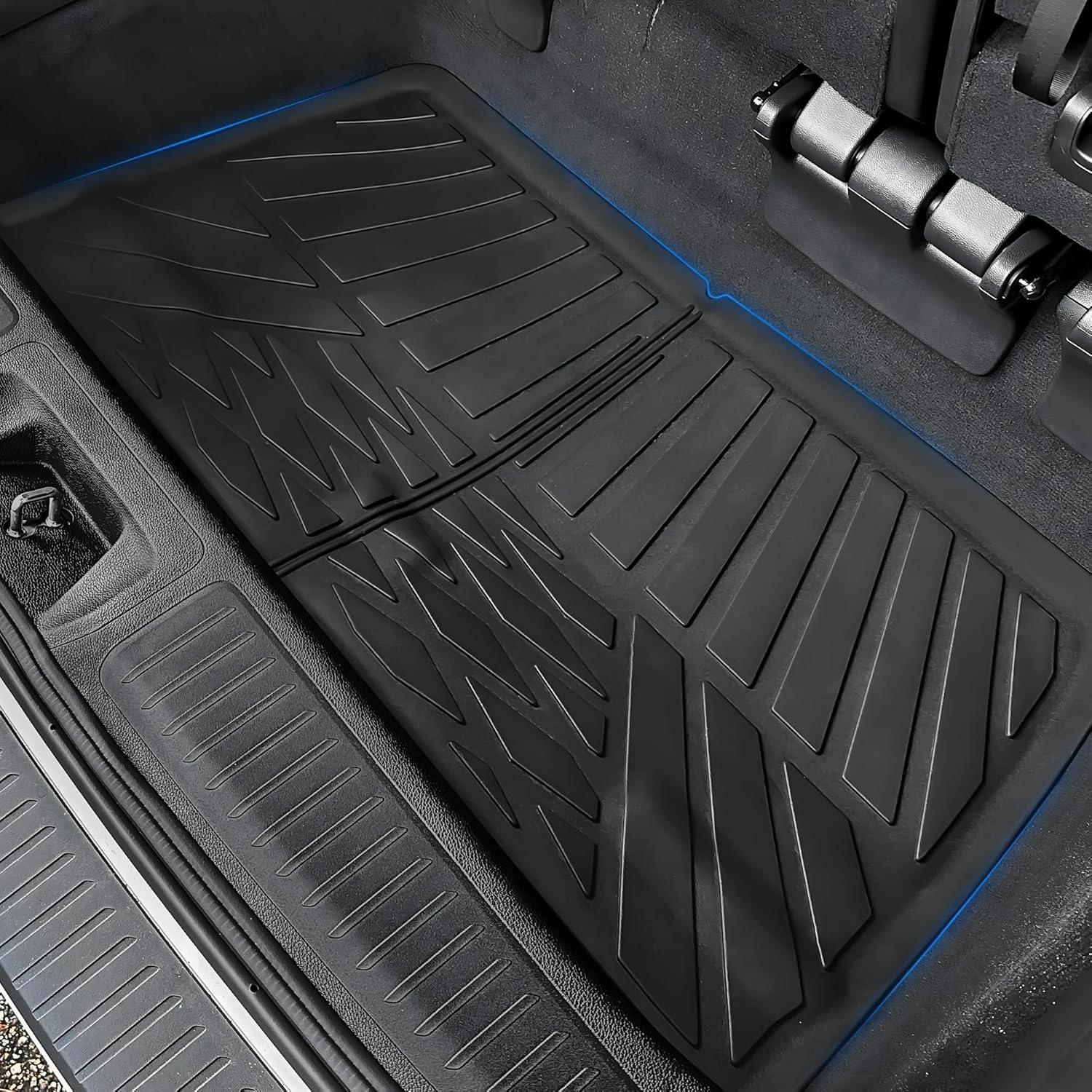 OEDRO Upgraded Floor Mats Fit for 2018-2024 2025 Honda Odyssey, All Weather Car Mats TPE Floor Liner for Odyssey Accessories,1st 2nd & 3rd Rows and Cargo Liner, Black