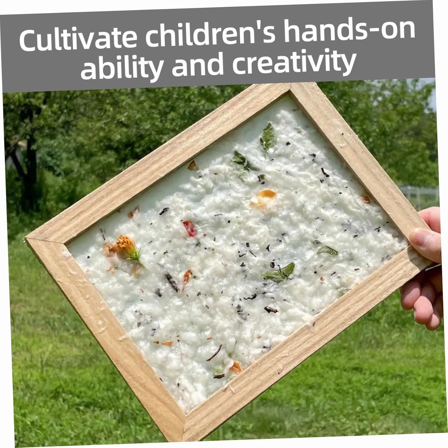 OHPHCALL 3pcs 1 Paper Making Pulp Craft 1 Bag Handmade Paper Pulp Educational Papermaking Kit for Boys and Girls