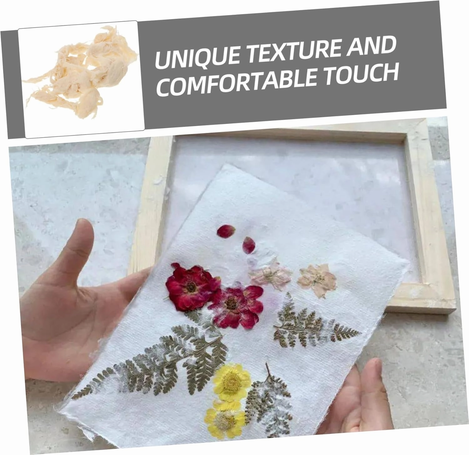 OHPHCALL 3pcs 1 Paper Making Pulp Craft 1 Bag Handmade Paper Pulp Educational Papermaking Kit for Boys and Girls