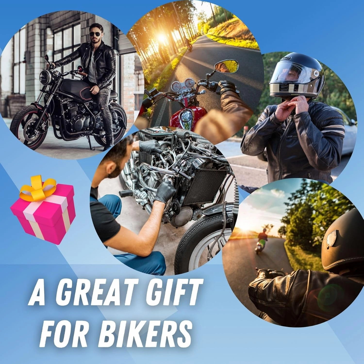 Onebttl Biker Grandpa Motorcycle Gifts for Men, Retirement, Tumbler Travel Coffee Mug, Dad, Rider, Stainless Steel 20oz/590ml - Biker Grandpa