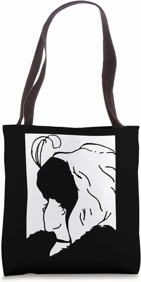 Optical Illusion Science Old Young Woman Cool Novelty Gifts Tote Bag