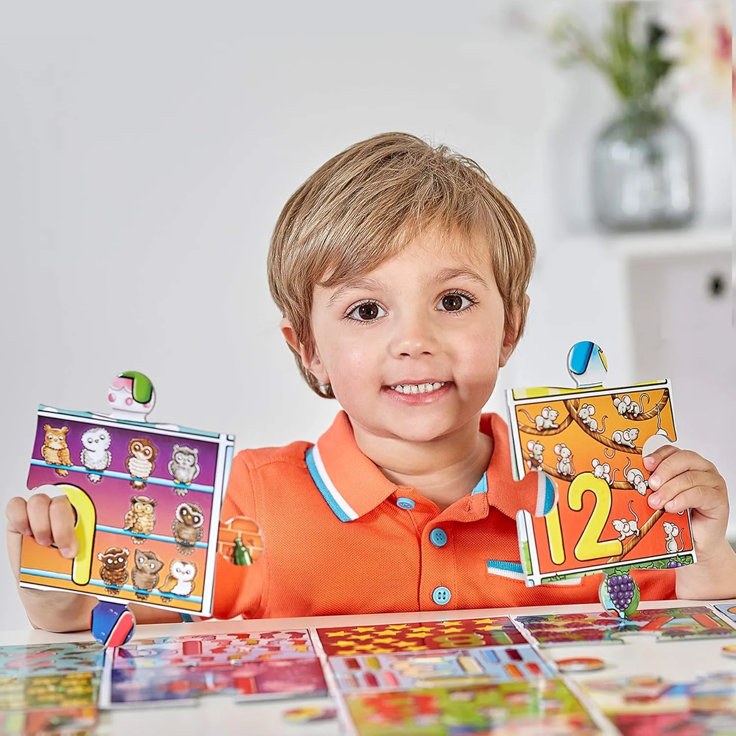 Orchard Toys Big Number Jigsaw Puzzle & Poster - 1-20 Number Puzzle