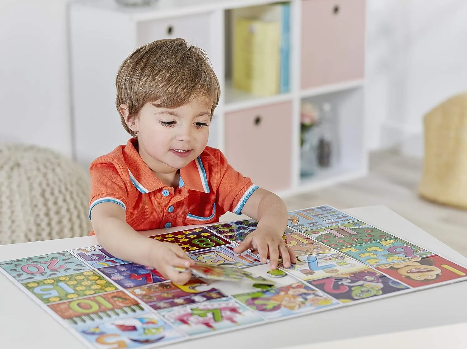 Orchard Toys Big Number Jigsaw Puzzle & Poster - 1-20 Number Puzzle