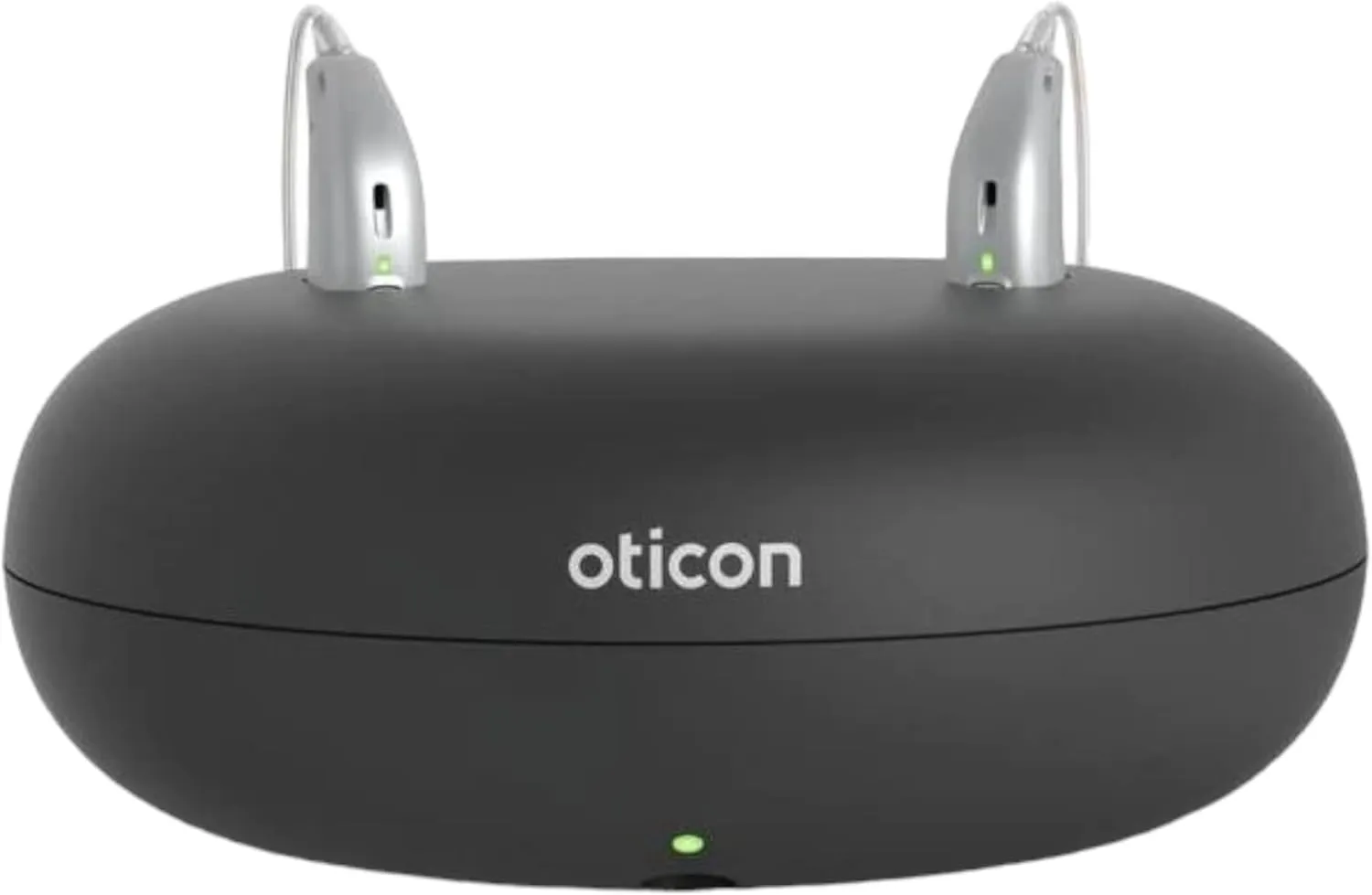 Oticon Desktop Charger 1.0 - for only Oticon More, Real, Zircon, Opn S, Ruby, Play miniRITE Rechargeable Hearing Aids - NOT Compatible with Oticon Intent and All Oticon BTE Type Hearing Aids