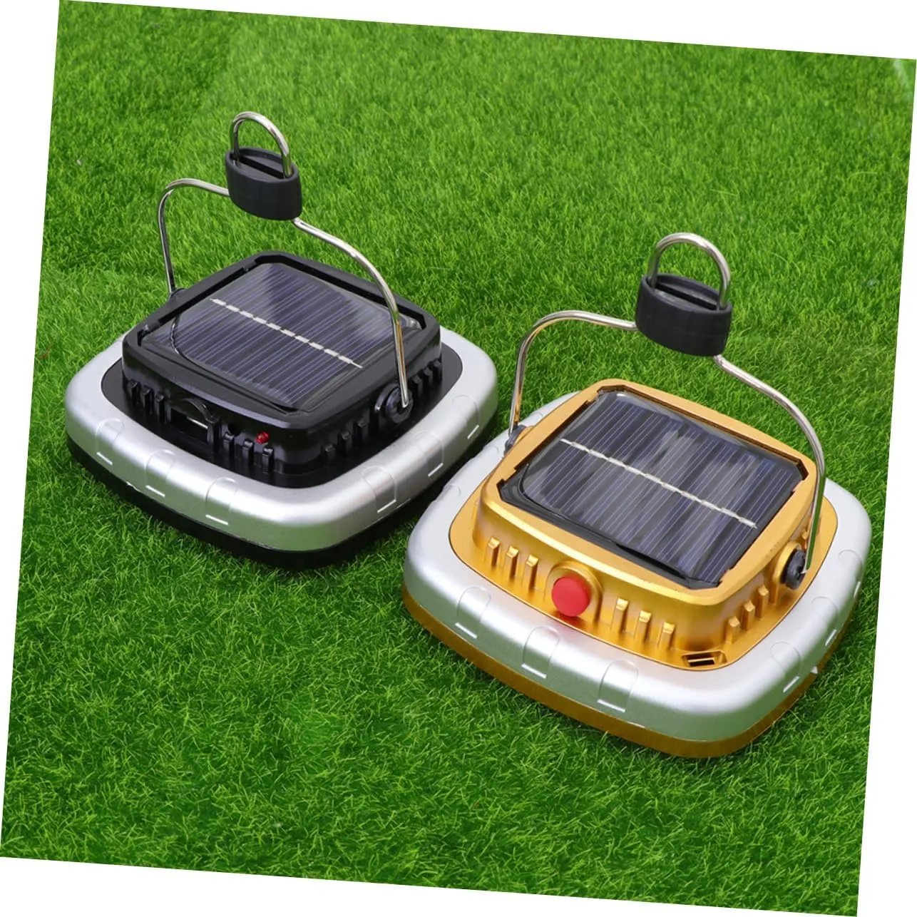 Outdoor Tent LED Lantern Portable Lantern Hanging Tent Light Solar Charging Outdoor Hanging Solar Lights