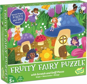 Peaceable Kingdom Fruity Fairy Puzzle – Scratch & Sniff Puzzle for Kids Ages 5 & up – Great for Classrooms