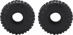 Pilipane 1/10 RC Wheels and Tires, 2Pcs Long-Lasting Wheel Hub Rubber Tire Skin, Adapter Wearable Diameter Wheel Tires, Replace for for SCX10 Racing RC Car Upgrade Part Compatible(2 2 in)