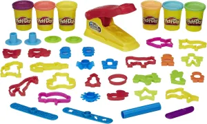 Play-Doh Fun Factory Deluxe Set, 31 Tools & 6 Cans, Easter Gifts Girls & Boys, Kids Arts & Crafts, Preschool Toys, Ages 3  (Amazon Exclusive)