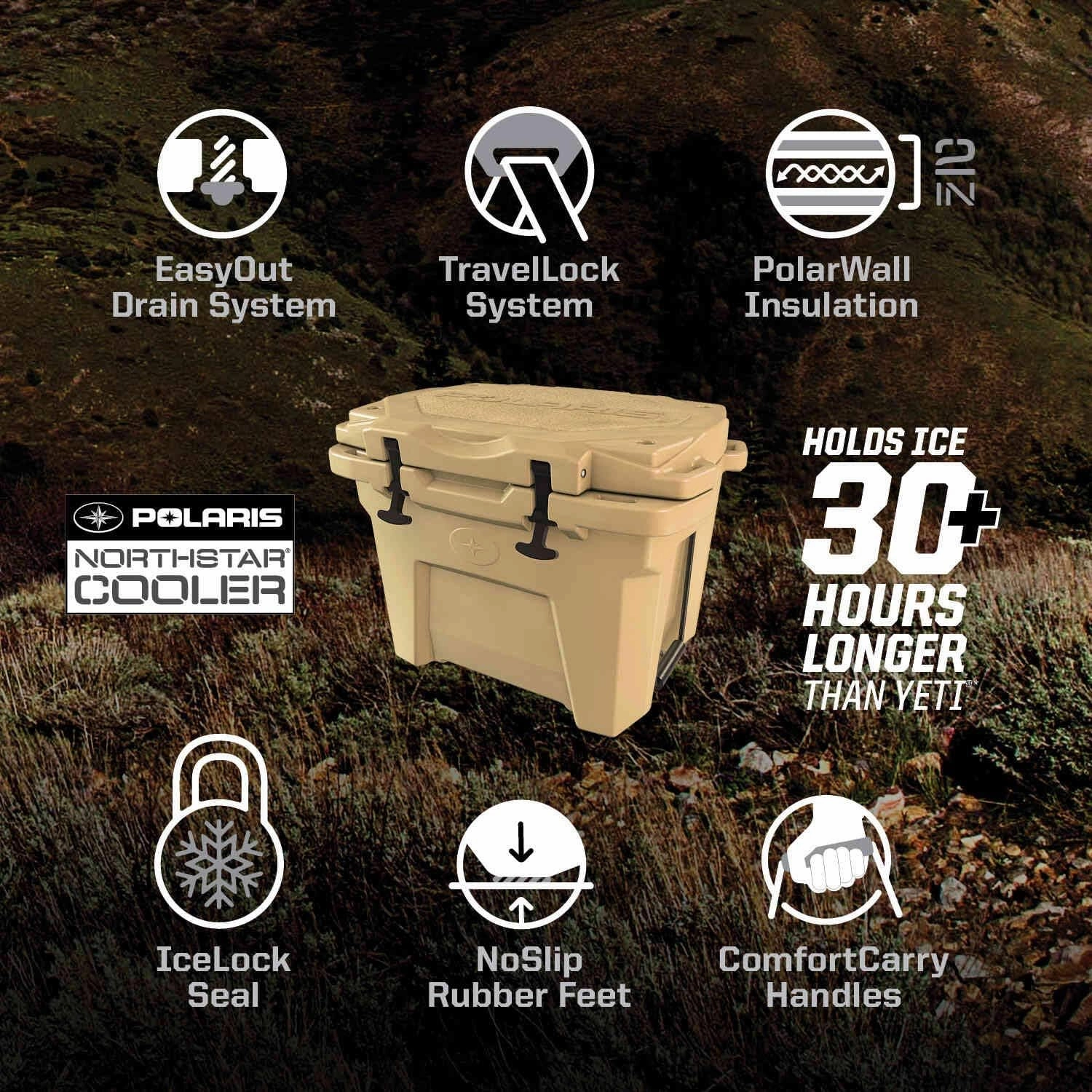 Polaris Northstar Coolers, 15-60 Qt