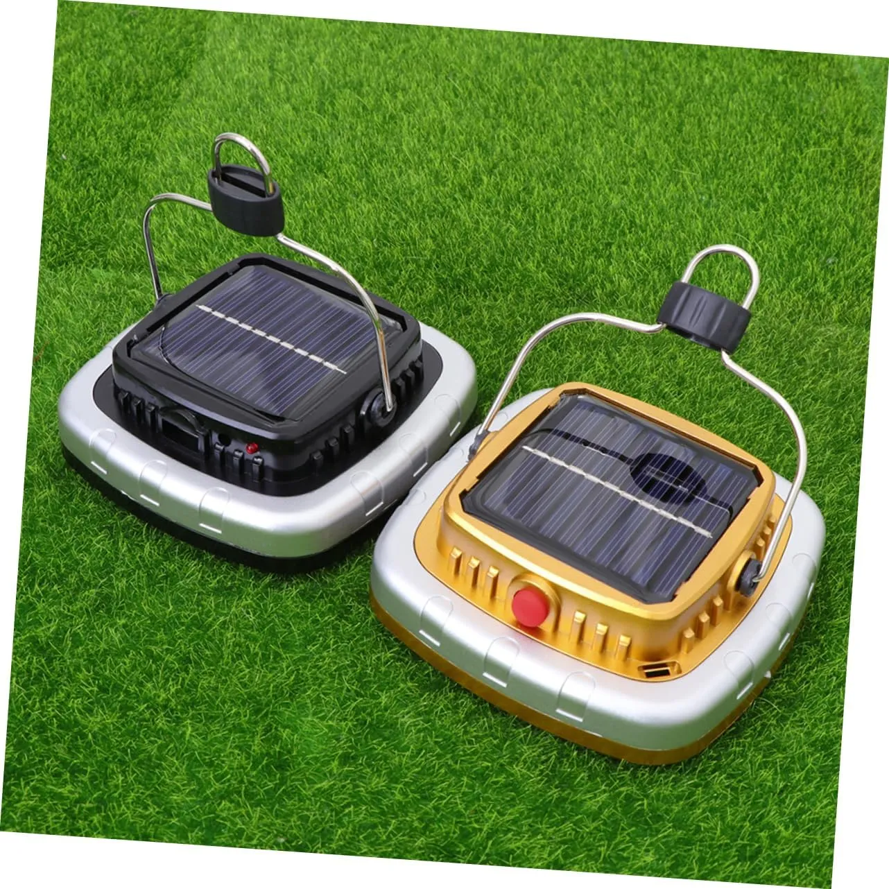 POPETPOP LED Camping Lantern Rechargeable Camping Solar Charging Light LED Camp Lights LED Lantern for Emergency