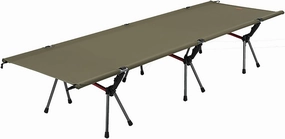 Portable Camping Folding Bed can Bear 330LB Weight, Adjustable Height Office Folding Bed, Camping Cots for Adults with Storage Bag for Home, Office, Outdoor Camping Green 74.8x26.8x15in