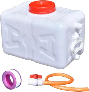 Potable Water Storage Containers Emergency Water Storage Tank Portable Water Tank Camping Food Grade for Emergency Garden Barbecue Outdoor