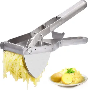 Potato Ricer, CUGLB Stainless Steel Professional Ricer for Mashed Vegetables and Kitchen Tool, Mash Potato Masher for Creamy Mashed Vegetables