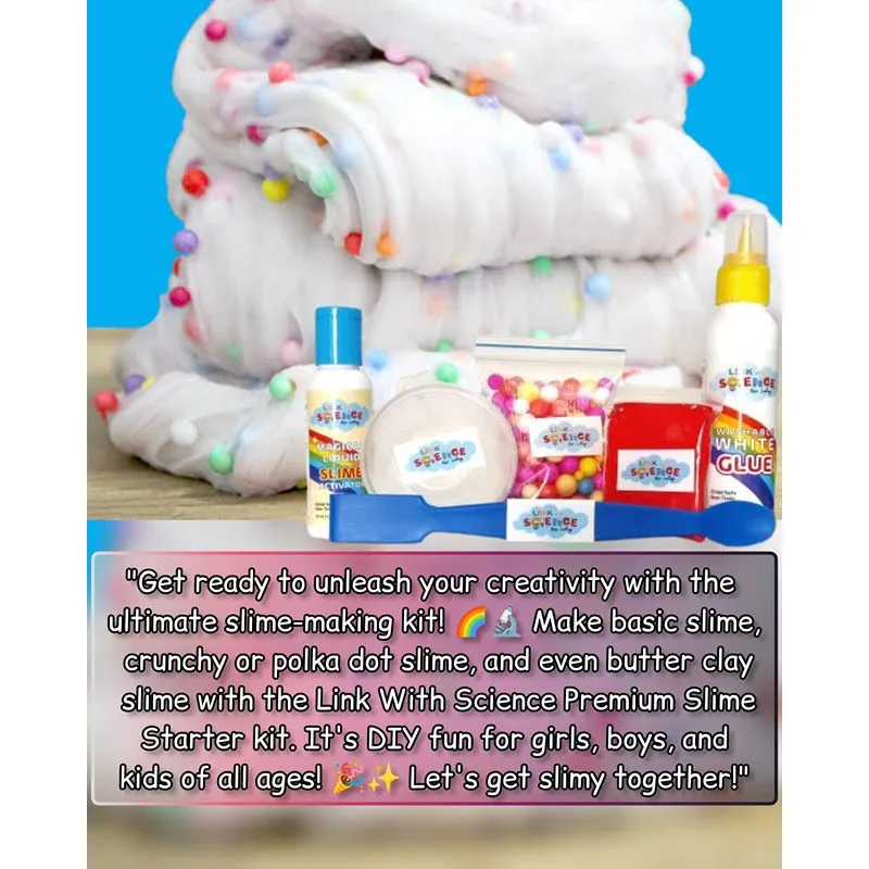 Premium DIY Slime Starter Making Kit (White)
