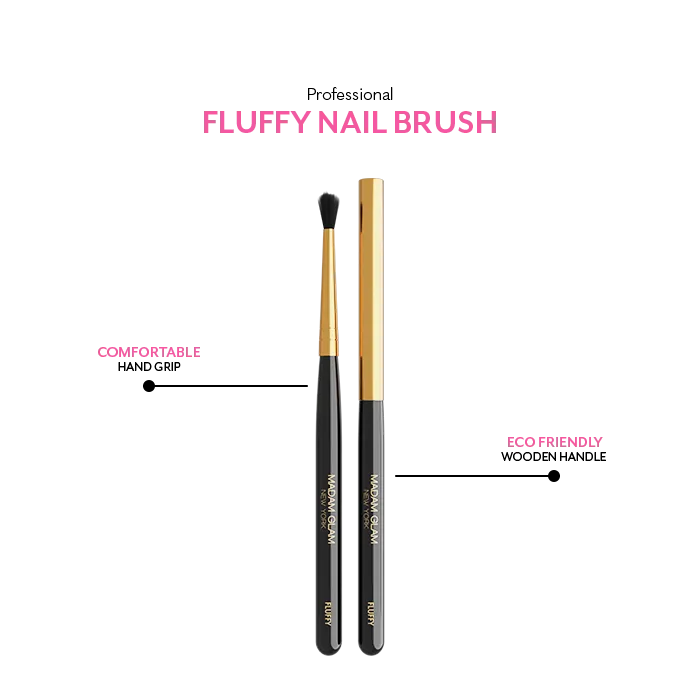 Professional Fluffy Nail Brush