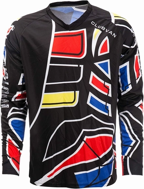PSPORT Men's Motocross Jersey Long Sleeve Motocross Shirt Men Mountain Dirt Bike Jersey Downhill Riding Racing Clothing Tops