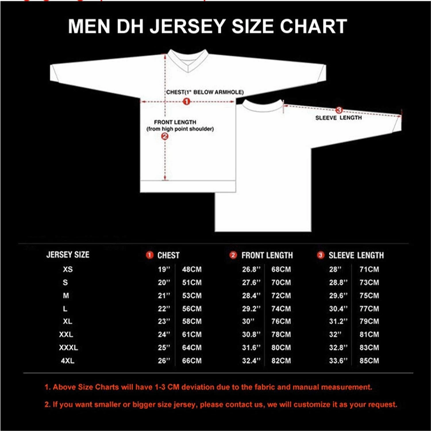 PSPORT Men's Motocross Jersey Long Sleeve Motocross Shirt Men Mountain Dirt Bike Jersey Downhill Riding Racing Clothing Tops