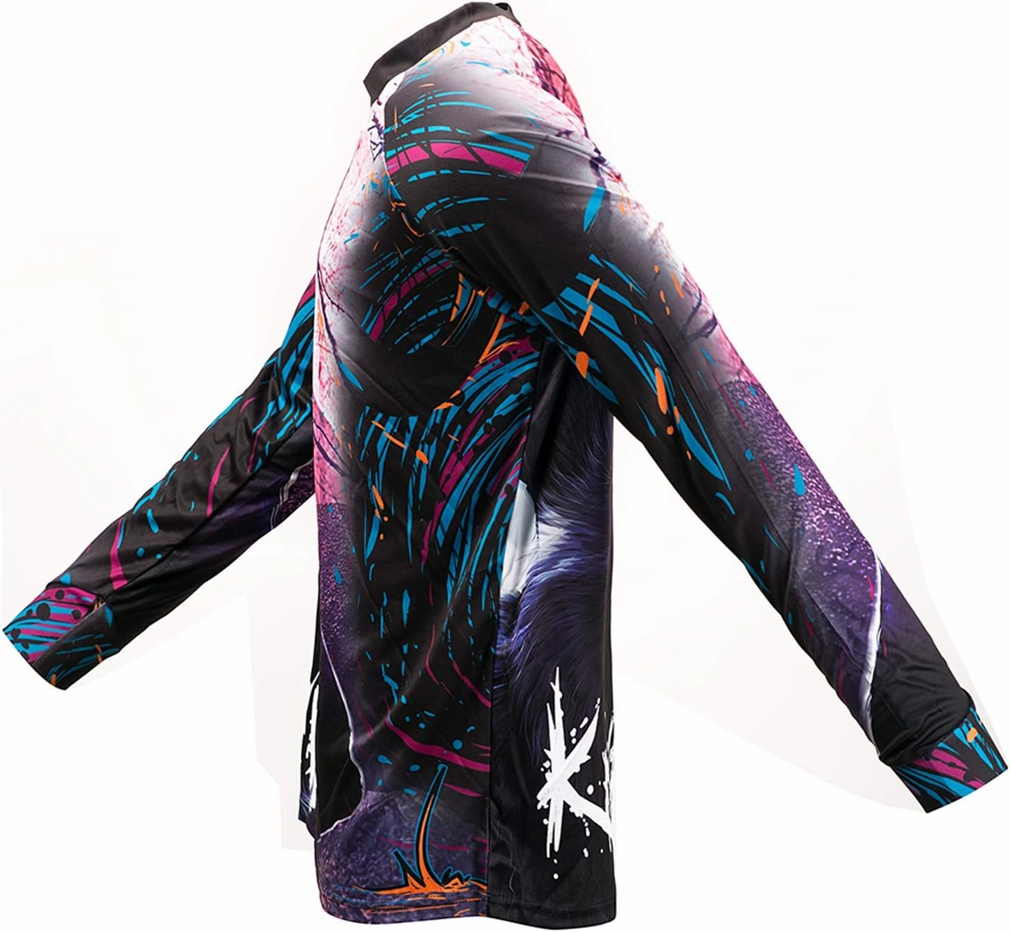 PSPORT Men's Motocross Jersey Long Sleeve Motocross Shirt Men Mountain Dirt Bike Jersey Downhill Riding Racing Clothing Tops