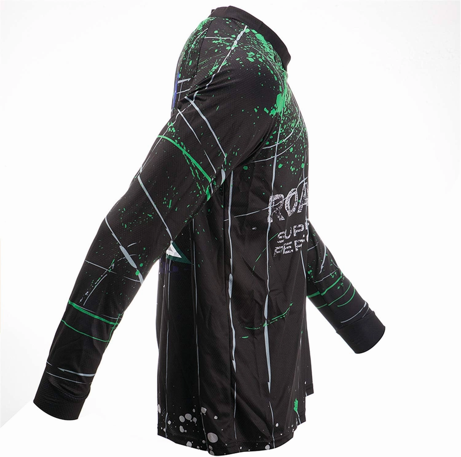 PSPORT Men's Motocross Jersey Long Sleeve Motocross Shirt Men Mountain Dirt Bike Jersey Downhill Riding Racing Clothing Tops