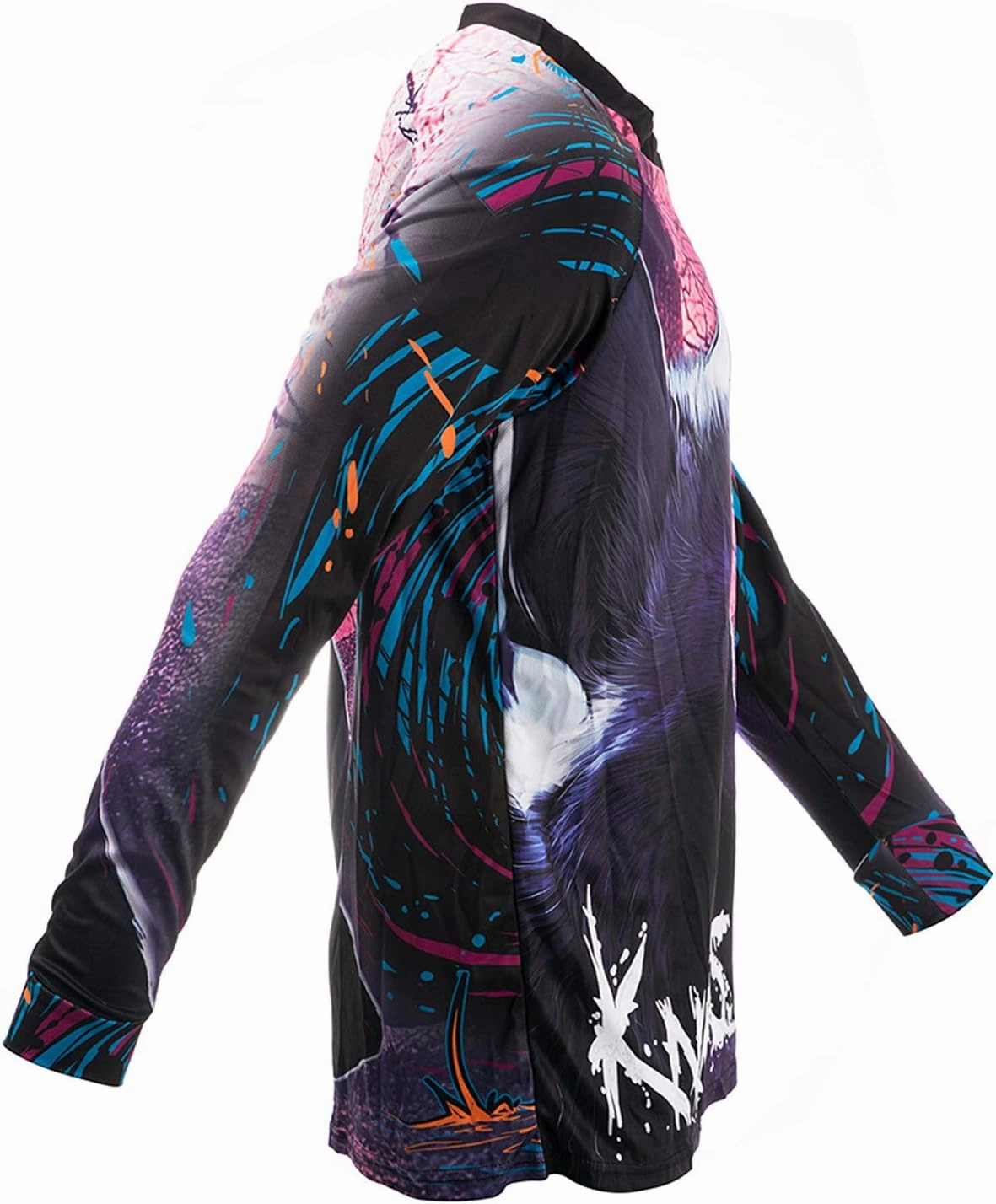 PSPORT Men's Motocross Jersey Long Sleeve Motocross Shirt Men Mountain Dirt Bike Jersey Downhill Riding Racing Clothing Tops