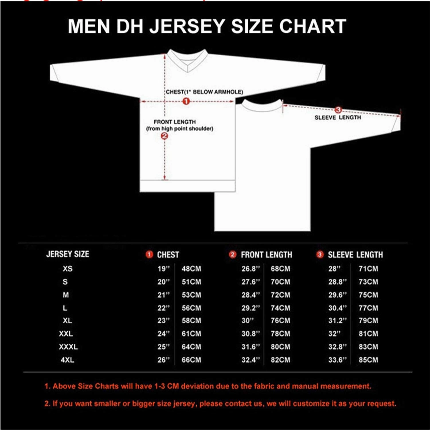 PSPORT Men's Motocross Jersey Long Sleeve Motocross Shirt Men Mountain Dirt Bike Jersey Downhill Riding Racing Clothing Tops