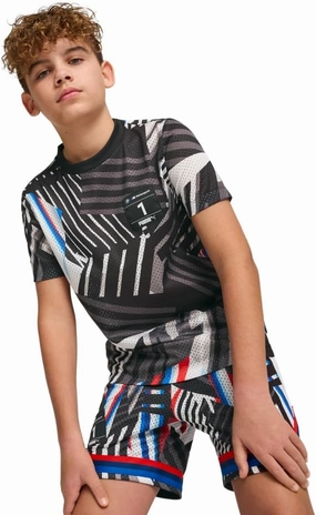 PUMA Kid's BMW M Motorsport Graphic T-Shirt, Print SS25, Medium