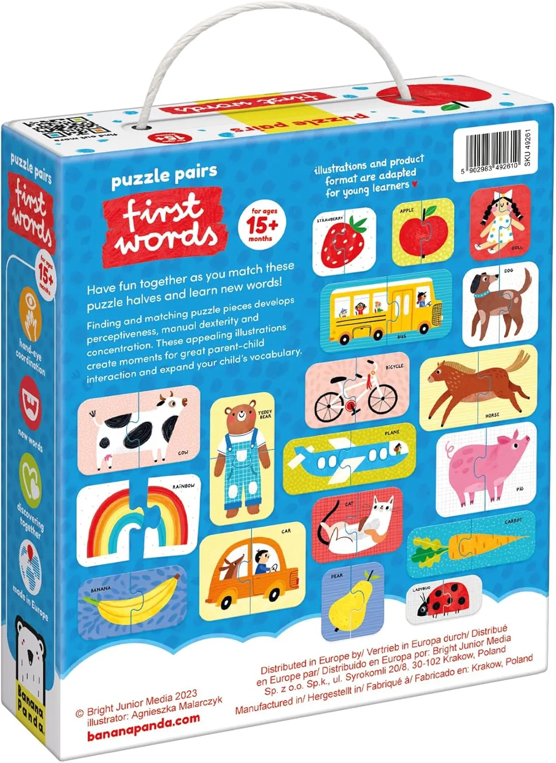 Puzzle Pairs First Words 15m  Toddler Puzzle