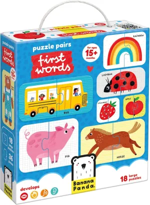 Puzzle Pairs First Words 15m  Toddler Puzzle